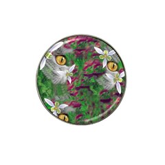 Illustrations Color Cat Flower Abstract Textures Hat Clip Ball Marker (4 Pack)