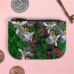 Illustrations Color Cat Flower Abstract Textures Mini Coin Purse Front