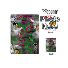 Illustrations Color Cat Flower Abstract Textures Playing Cards 54 Designs (mini)