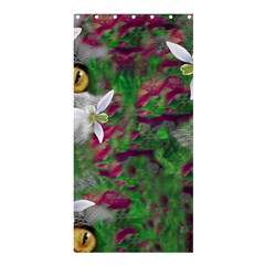 Illustrations Color Cat Flower Abstract Textures Shower Curtain 36  X 72  (stall)  by anzea