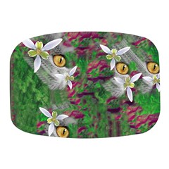 Illustrations Color Cat Flower Abstract Textures Mini Square Pill Box