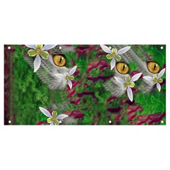 Illustrations Color Cat Flower Abstract Textures Banner And Sign 8  X 4 