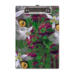 Illustrations Color Cat Flower Abstract Textures A5 Acrylic Clipboard