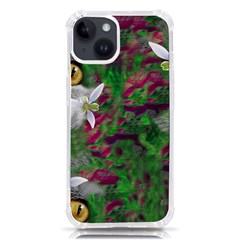 Illustrations Color Cat Flower Abstract Textures Iphone 14 Tpu Uv Print Case