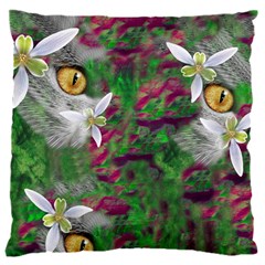 Illustrations Color Cat Flower Abstract Textures 16  Baby Flannel Cushion Case (two Sides)