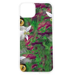 Illustrations Color Cat Flower Abstract Textures Iphone 15 Tpu Uv Print Case by anzea