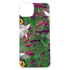 Illustrations Color Cat Flower Abstract Textures Iphone 15 Pro Tpu Uv Print Case by anzea