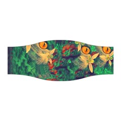 Illustrations Color Cat Flower Abstract Textures Orange Stretchable Headband