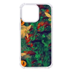 Illustrations Color Cat Flower Abstract Textures Orange Iphone 13 Pro Tpu Uv Print Case