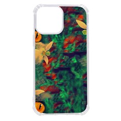 Illustrations Color Cat Flower Abstract Textures Orange Iphone 13 Pro Max Tpu Uv Print Case by anzea