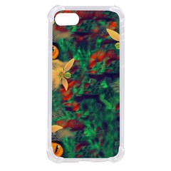 Illustrations Color Cat Flower Abstract Textures Orange Iphone Se by anzea