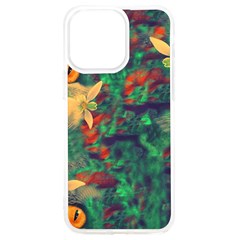 Illustrations Color Cat Flower Abstract Textures Orange Iphone 15 Pro Max Tpu Uv Print Case by anzea