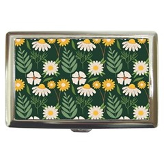 Flower Green Pattern Floral Cigarette Money Case by anzea