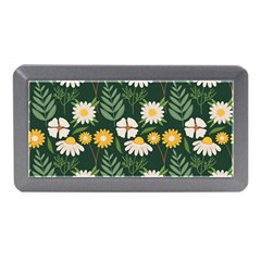 Flower Green Pattern Floral Memory Card Reader (mini) by anzea