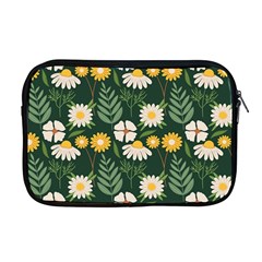 Flower Green Pattern Floral Apple Macbook Pro 17  Zipper Case