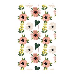 Flower White Pattern Floral Memory Card Reader (rectangular) by anzea