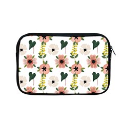 Flower White Pattern Floral Apple Macbook Pro 13  Zipper Case