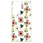 Flower White Pattern Floral Samsung Galaxy S24 Plus 6.7 Inch TPU UV Case Front