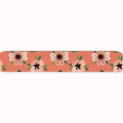 Flower Pink Brown Pattern Floral Small Bar Mat by anzea