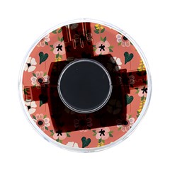 Flower Pink Brown Pattern Floral On-the-go Memory Card Reader by anzea