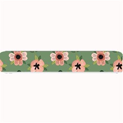 Flower Green Pink Pattern Floral Small Bar Mat by anzea