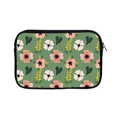 Flower Green Pink Pattern Floral Apple Ipad Mini Zipper Cases by anzea