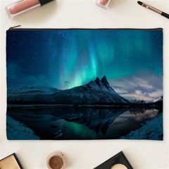 Aurora Borealis Mountain Reflection Cosmetic Bag (xxxl) by Grandong