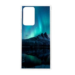 Aurora Borealis Mountain Reflection Samsung Galaxy Note 20 Ultra Tpu Uv Case by Grandong