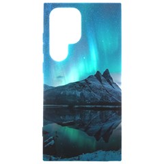 Aurora Borealis Mountain Reflection Samsung Galaxy S24 Ultra 6 9 Inch Black Tpu Uv Case by Grandong