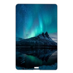 Aurora Borealis Mountain Reflection Name Card Style Usb Flash Drive by Grandong