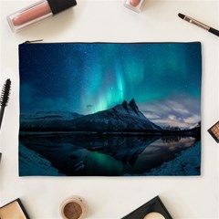 Aurora Borealis Mountain Reflection Cosmetic Bag (xl) by Grandong