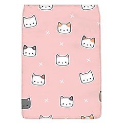 Cute Cat Cartoon Doodle Seamless Pink Pattern Removable Flap Cover (l) by Grandong