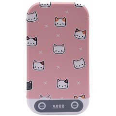 Cute Cat Cartoon Doodle Seamless Pink Pattern Sterilizers