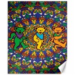 Dead Dancing Bears Grateful Dead Pattern Canvas 16  x 20  15.75 x19.29  Canvas - 1