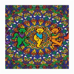 Dead Dancing Bears Grateful Dead Pattern Medium Glasses Cloth (2 Sides) by Grandong