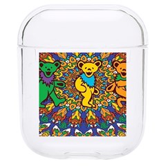 Dead Dancing Bears Grateful Dead Pattern Hard Pc Airpods 1/2 Case by Grandong