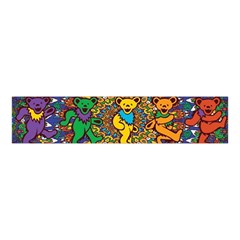 Dead Dancing Bears Grateful Dead Pattern Velvet Scrunchie by Grandong