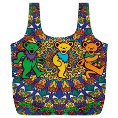 Dead Dancing Bears Grateful Dead Pattern Full Print Recycle Bag (xxxl) by Grandong