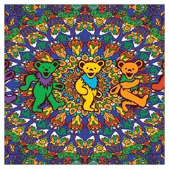 Dead Dancing Bears Grateful Dead Pattern Lightweight Scarf  by Grandong