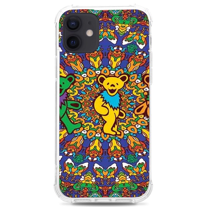 Dead Dancing Bears Grateful Dead Pattern iPhone 12/12 Pro TPU UV Print Case