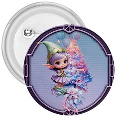 Christmas Elf 3  Buttons