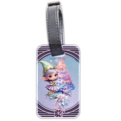 Christmas Elf Luggage Tag (two Sides) by FantasyArt