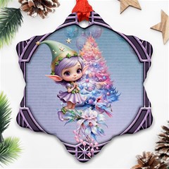 Christmas Elf Ornament (snowflake)