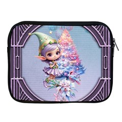 Christmas Elf Apple Ipad 2/3/4 Zipper Cases by FantasyArt