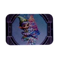 Christmas Elf Open Lid Metal Box (silver)   by FantasyArt