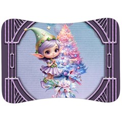 Christmas Elf Velour Seat Head Rest Cushion by FantasyArt