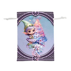 Christmas Elf Lightweight Drawstring Pouch (l)