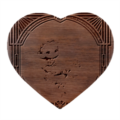 Christmas Elf Heart Wood Jewelry Box by FantasyArt