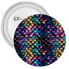 Rainbow Scales 3  Buttons by zappwaits