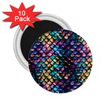 Rainbow Scales 2.25  Magnets (10 pack)  Front